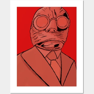 Invisible Man Portrait Posters and Art